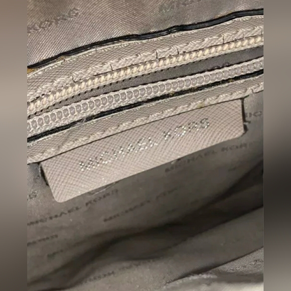 Michael Kors MK Dark Brown Black Grommet Mercer Studded Tote Bag purse Handbag - Picture 8 of 10